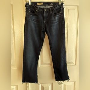 AG The Stevie Slim Straight Jeans cropped sz 25 R